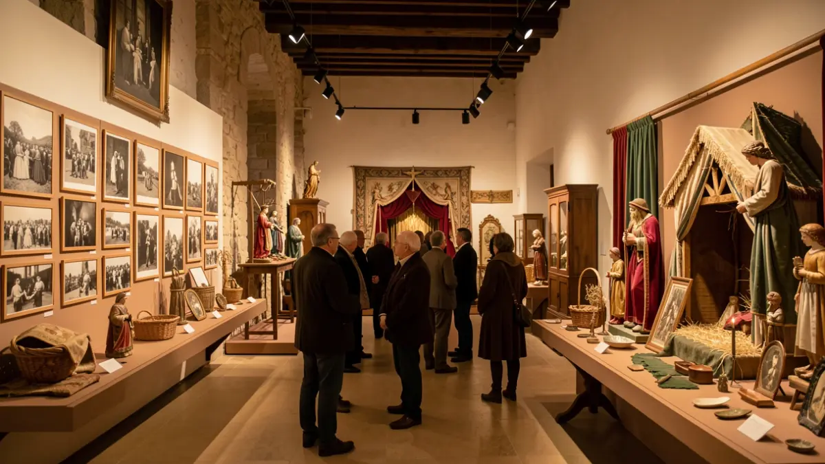 Exhibition about the Pastorets of Guissona tradition at the Guissona Museum.
