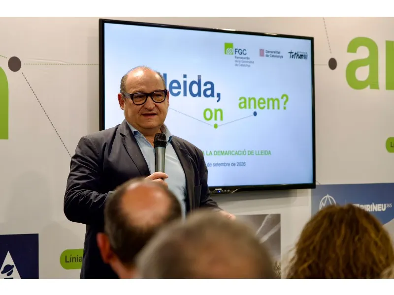 FGC impulsa la mobilitat i el turisme a Lleida des de la Fira de Sant Miquel