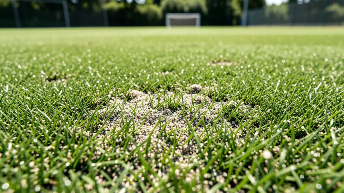 Generic image of renovated sports field artificial turf.