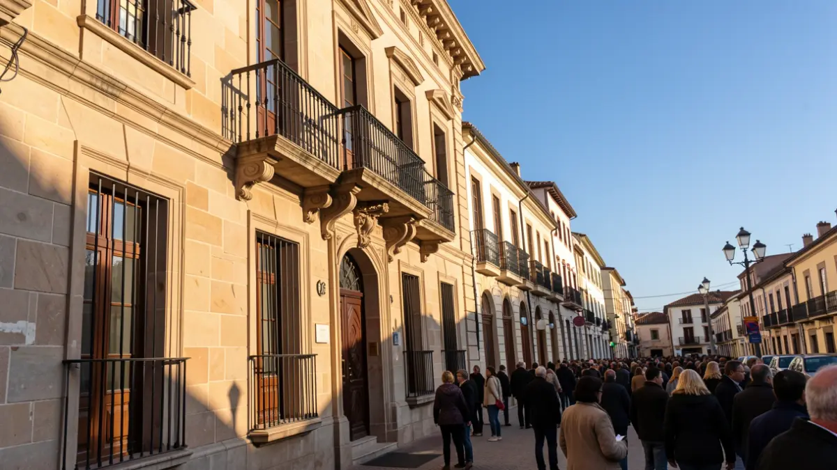 Generic image of a town hall facade in Catalunya.