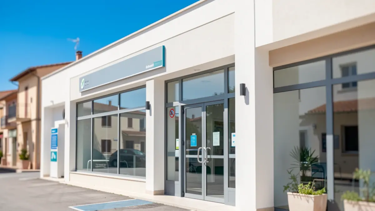 Imagen genérica de un centro de salud moderno en Cataluña.