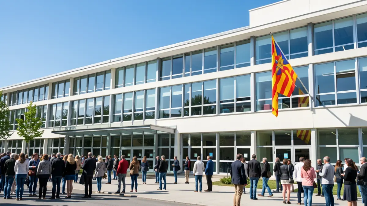 Generic image of an educational center in Catalonia.