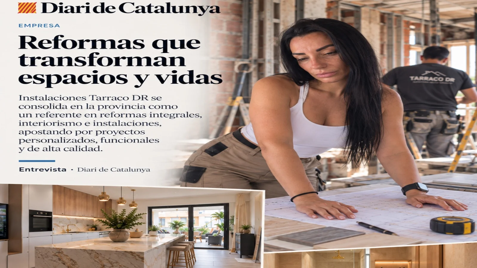 Instal·lacions Tarraco DR: una empresa de reformes que va néixer d'una emprenedora i creix amb la mirada posada a Tarragona