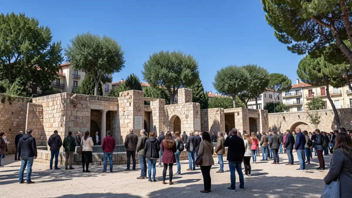 Imagen del Fossar de la Pedrera en Barcelona.