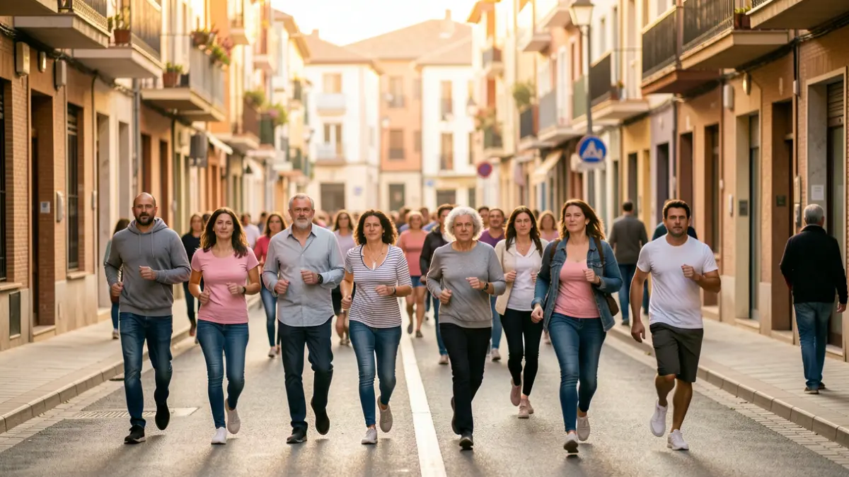 Imatge genèrica de participants en una cursa solidària a Sabadell.