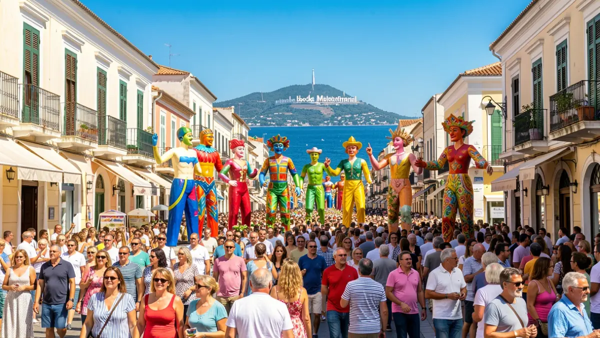 Imatge genèrica de la Festa per Tothom a Tarragona amb gegants i participants.