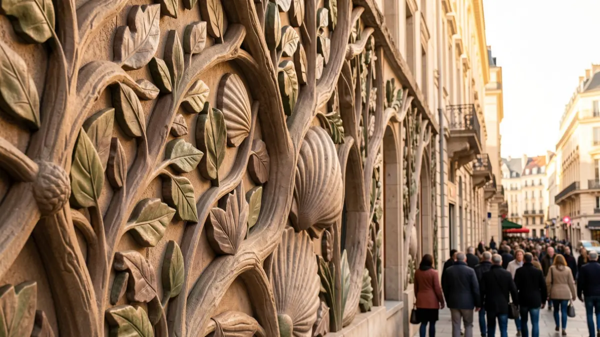 Architectural details inspired by nature in Gaudí's work.