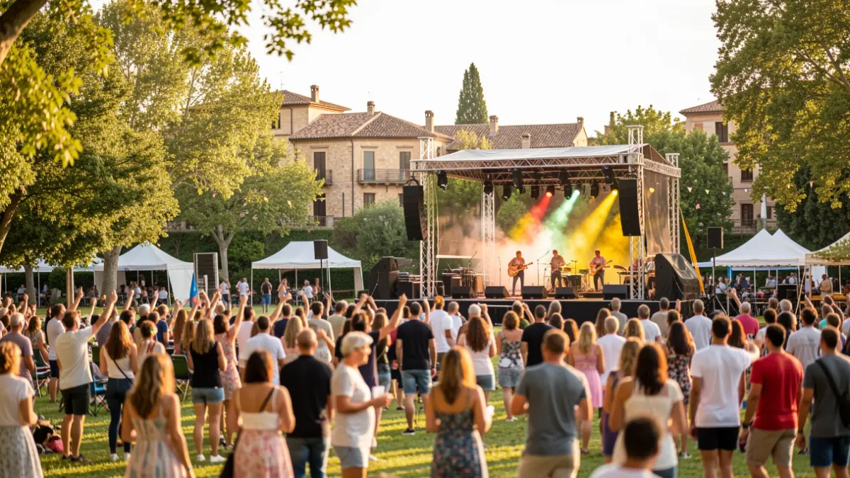Imagen genérica de un festival cultural al aire libre en Catalunya.