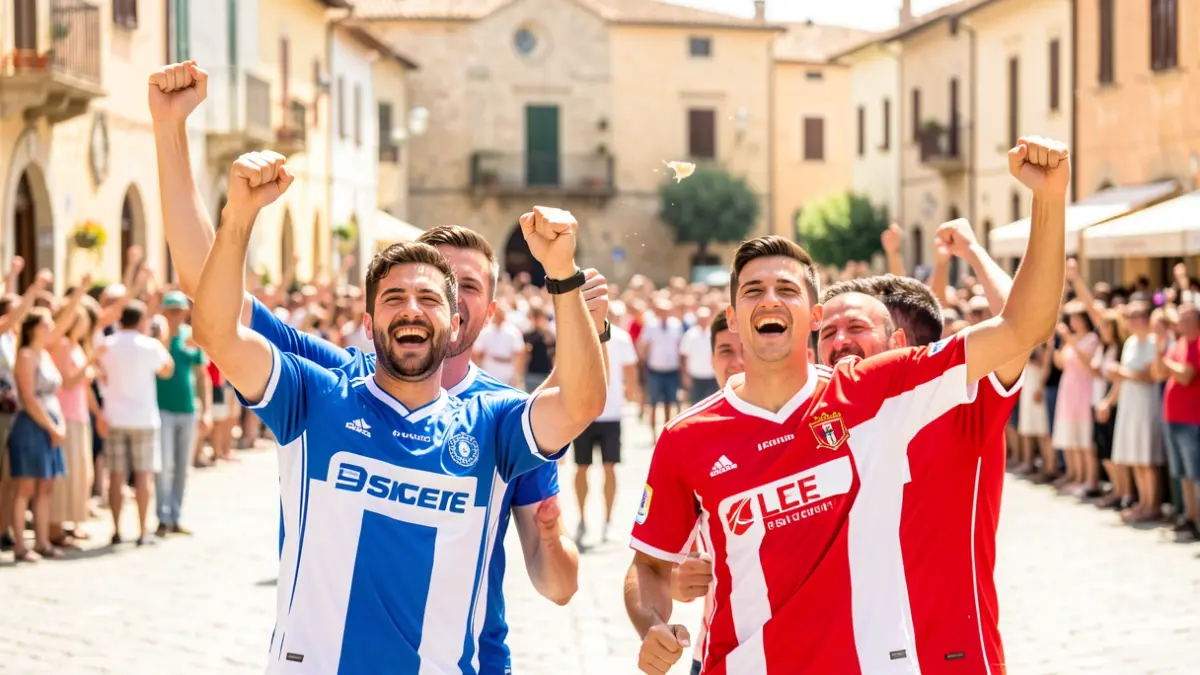 Generic image of sports celebration in Calella.