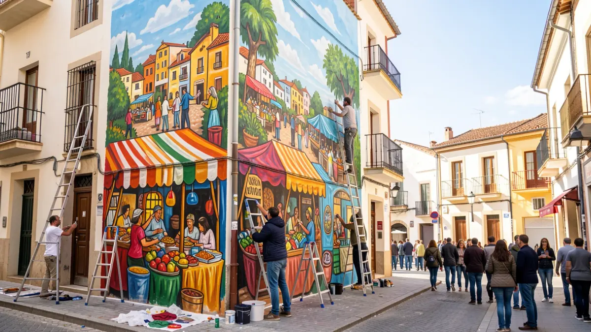 Arte urbano en Pardinyes, Lleida.