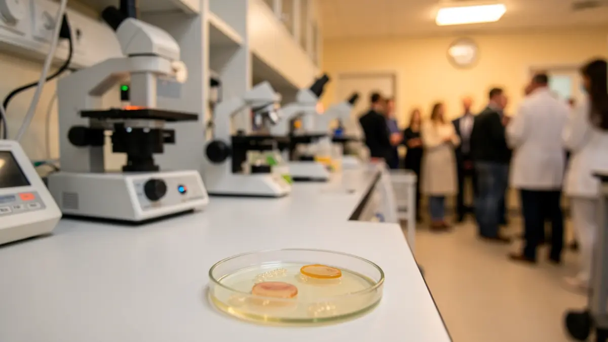 Imagen genérica de laboratorio de investigación biomédica.