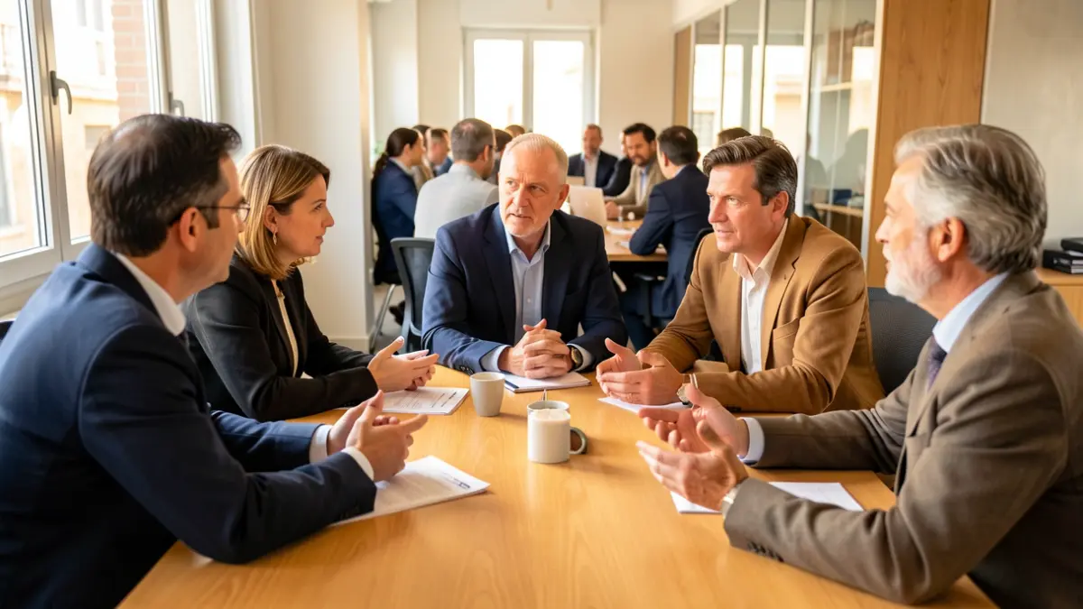 Imatge genèrica de reunió d'experts per a la seguretat ciutadana.