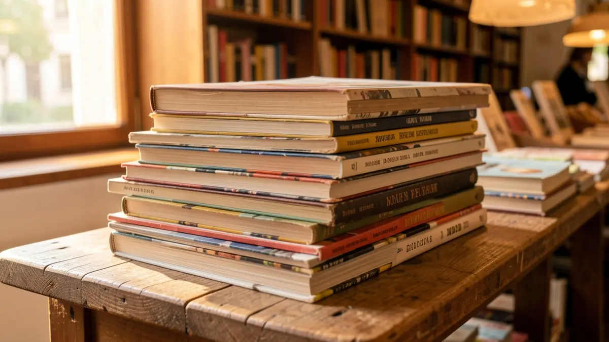 Imatge genèrica de llibres i revistes de segona mà en un entorn acollidor.