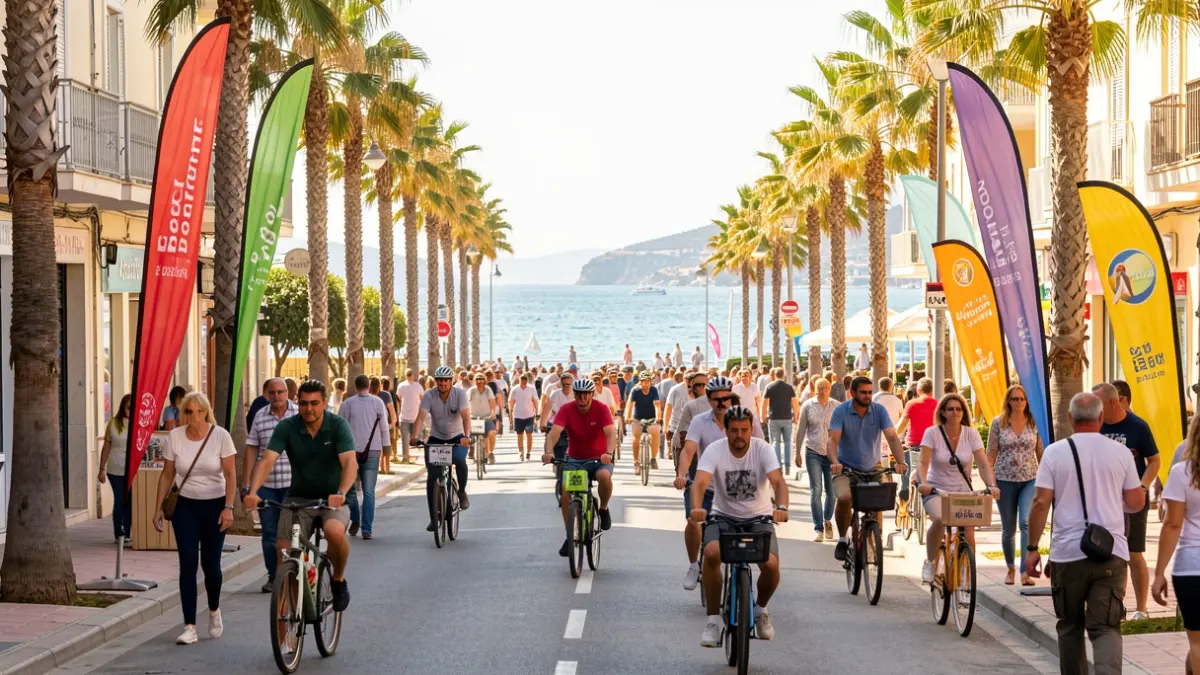 Generic image of a sustainable mobility event in Lloret de Mar.