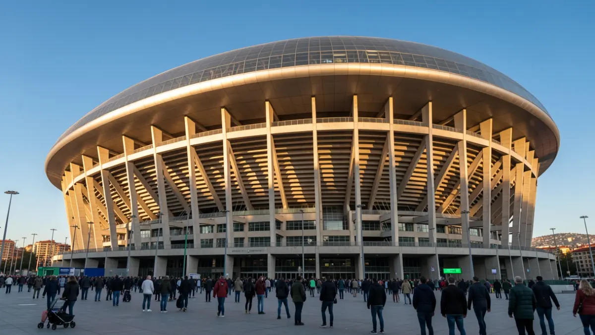 Generic image of the exterior of the Spotify Camp Nou.