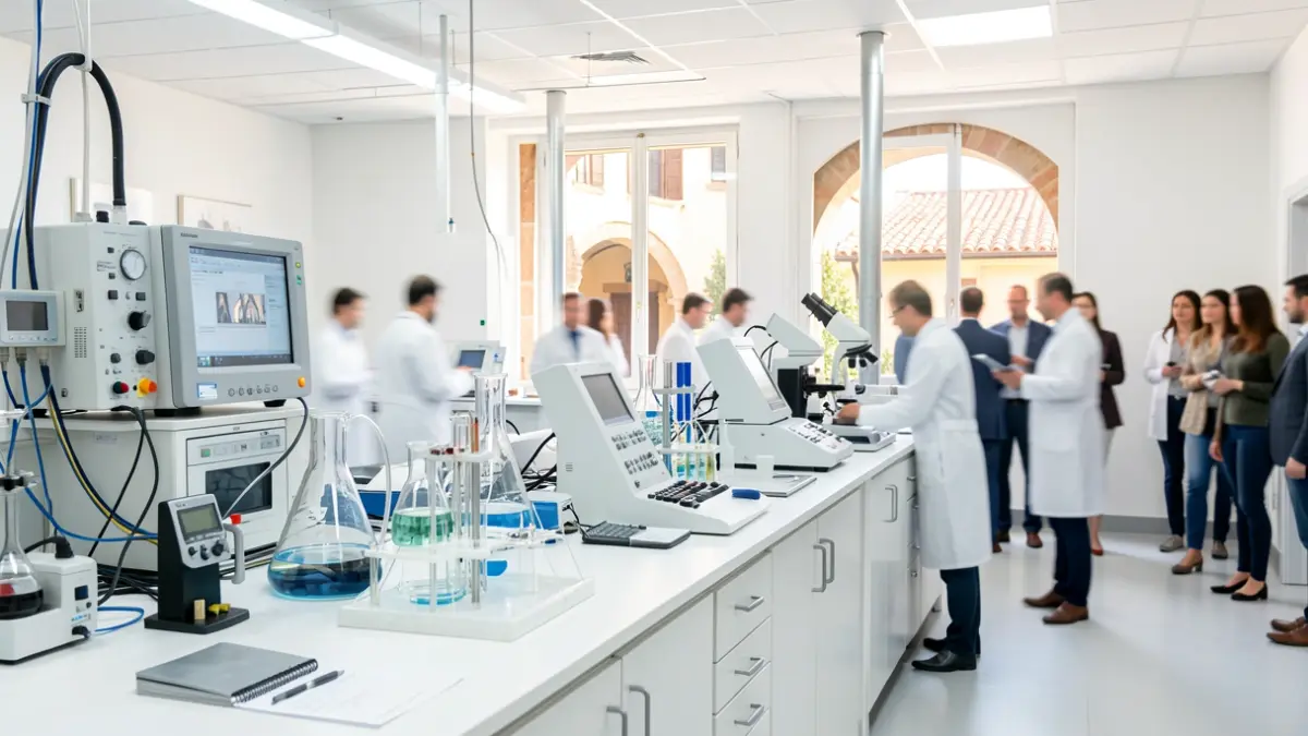Generic image of an advanced research laboratory in Catalonia.