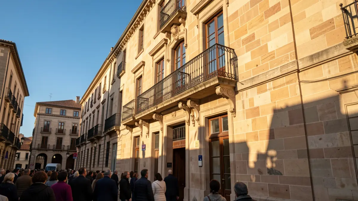 Generic image of a Catalunya town hall facade.