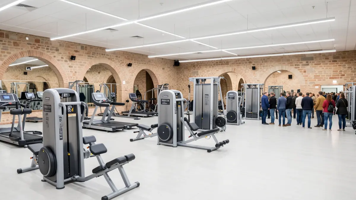 Imatge genèrica d'una sala de fitness municipal renovada.