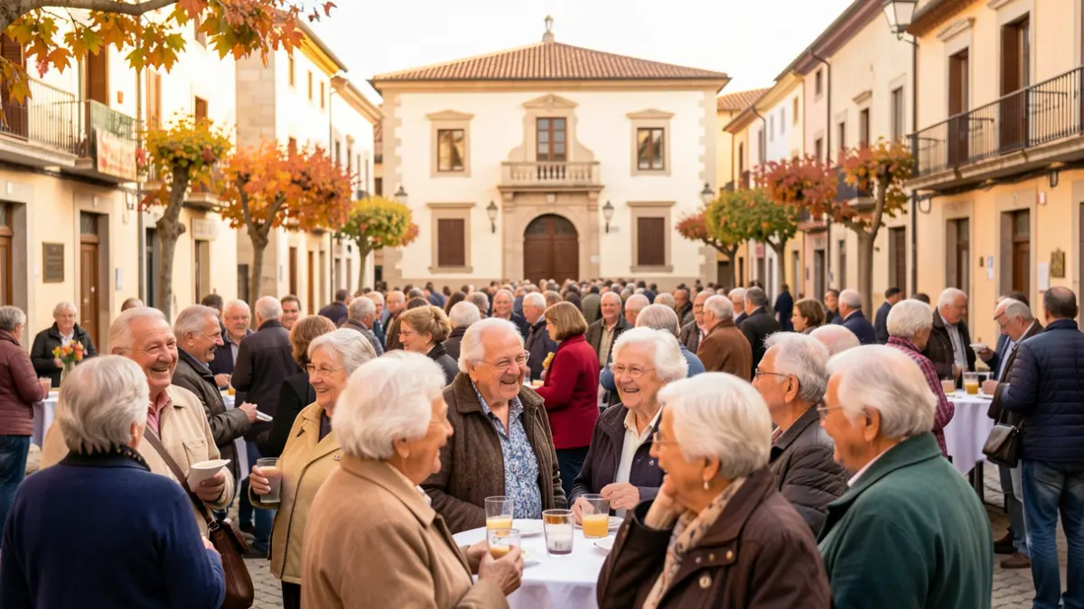 Imagen genérica de una celebración comunitaria para el Día Internacional de las Personas Mayores.