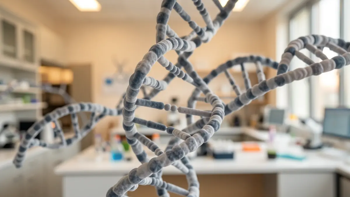Generic image of biological molecules and antibodies.