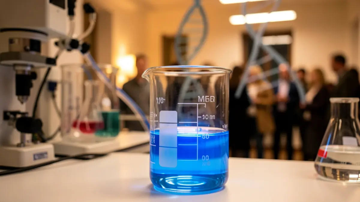 Generic image of a laboratory with a beaker.