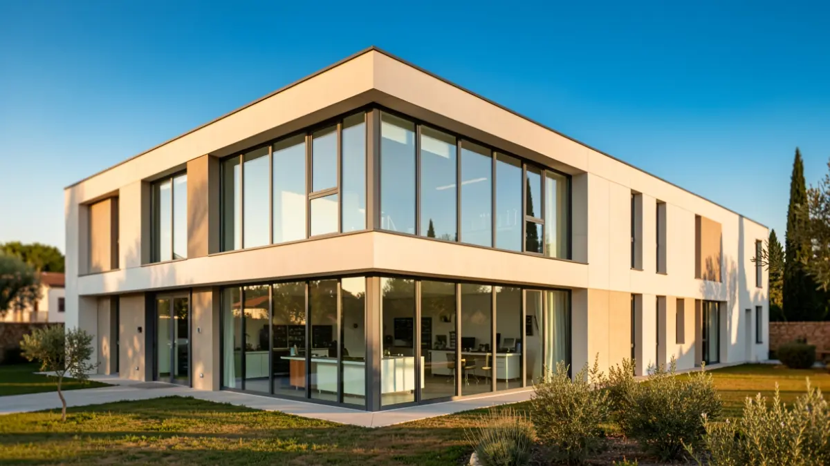 Generic image of a modern research building.