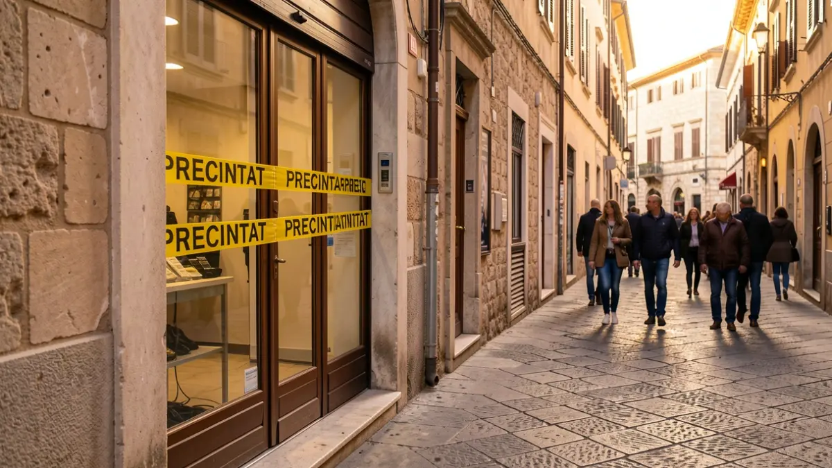 Generic image of a premises sealed by police.