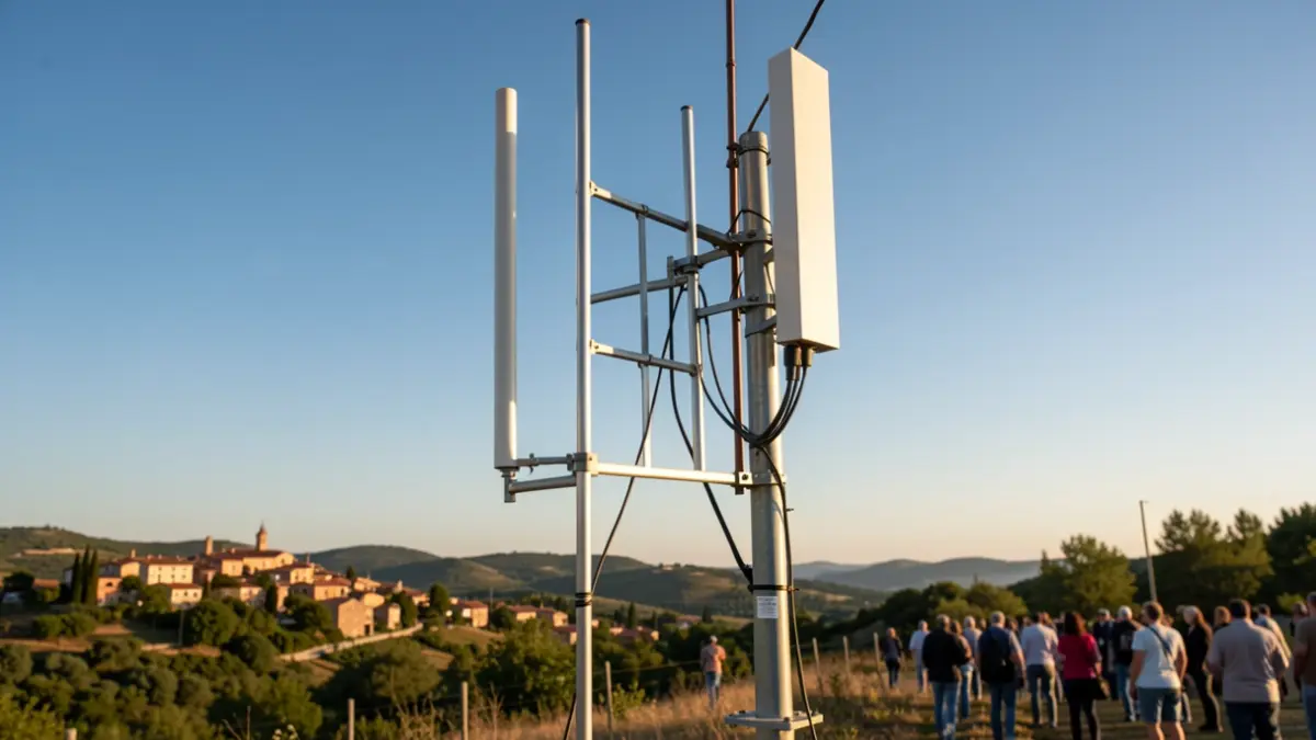 Antena de telecomunicacions a Puig-reig.