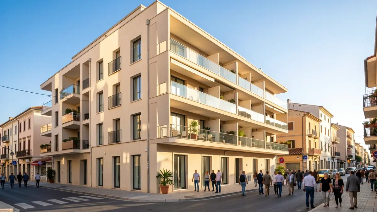 Generic image of a residential building in Catalonia.