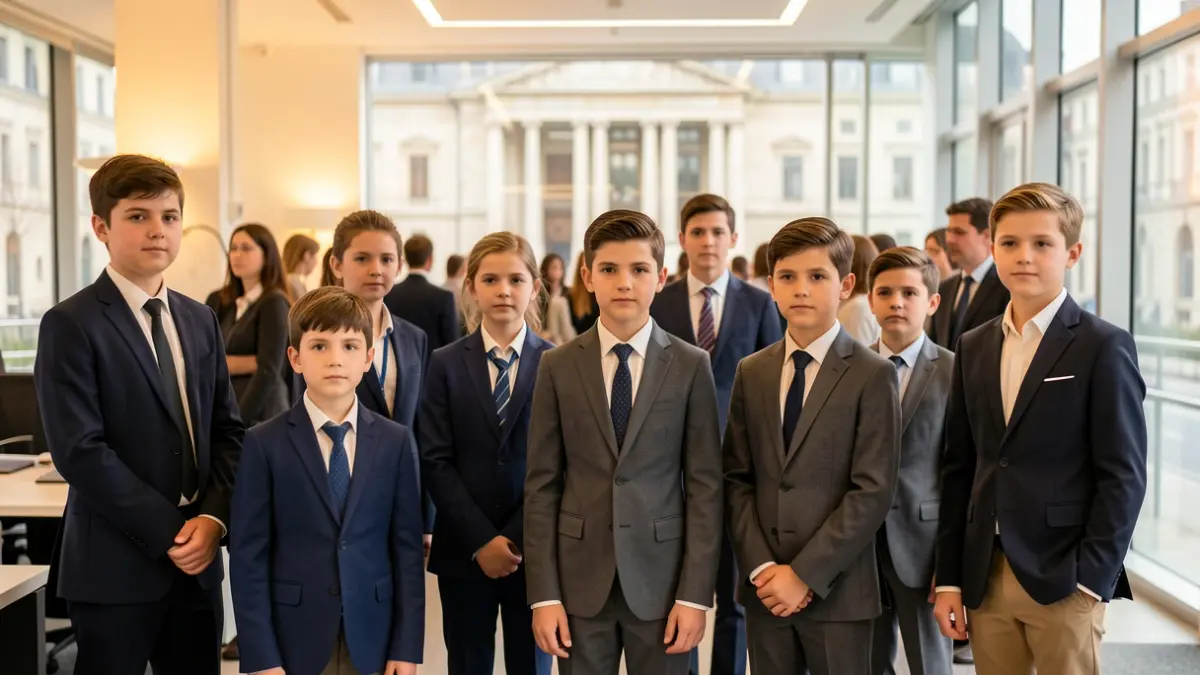 Generic image of young students in a professional setting.