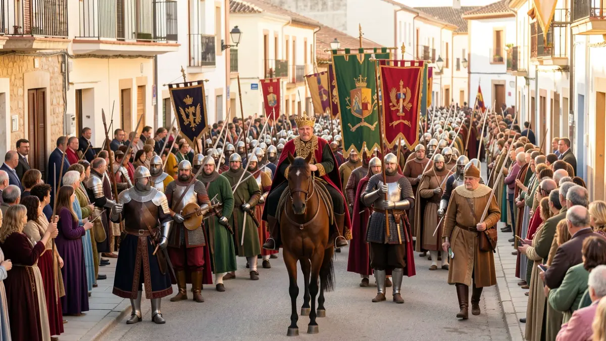 Recreació històrica de la conquesta de Mallorca per Jaume I a Salou.