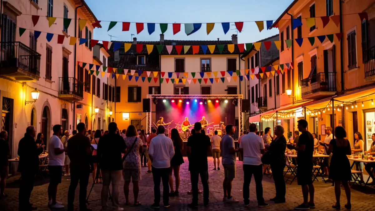 Generic image of a popular festival with performances and people enjoying.