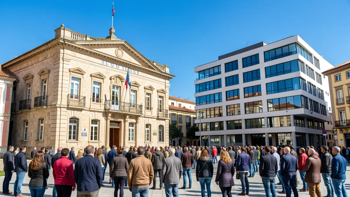 Edificios municipales de Santa Eugènia de Berga y Tona.