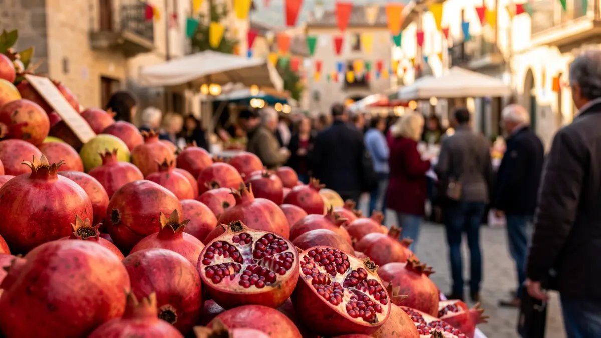 Generic image of autumn fruits and festive atmosphere.