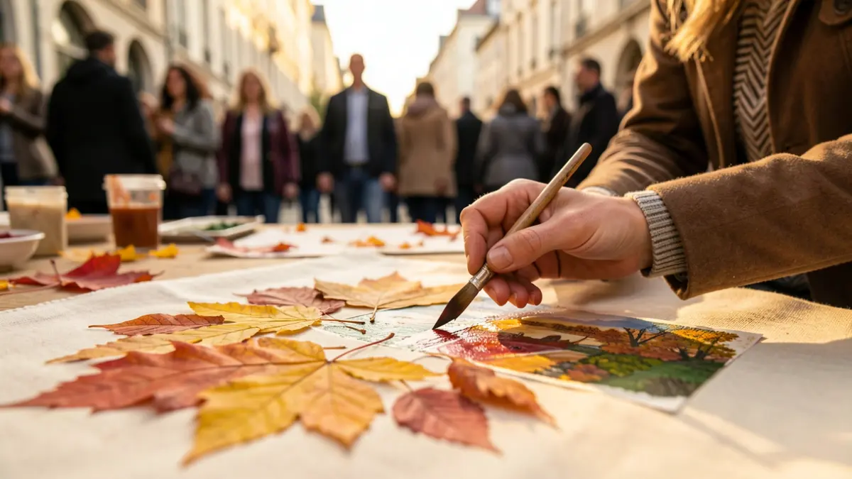 Taller de estampado de paisajes de Olot.