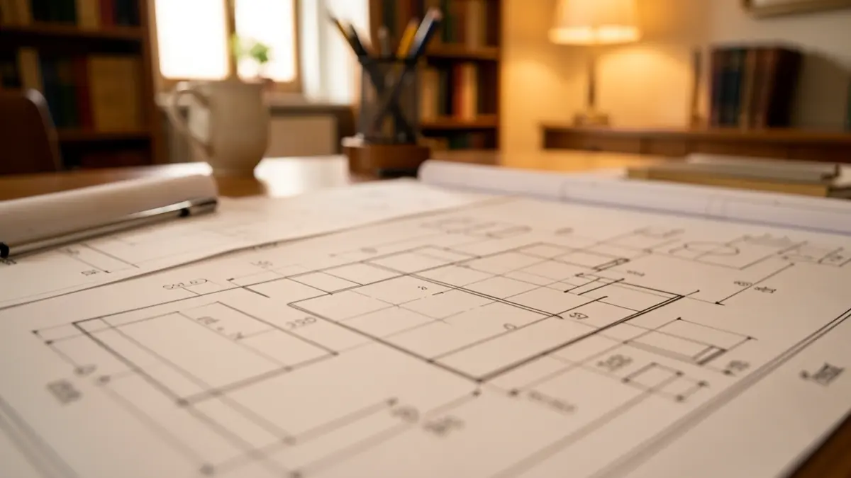 Generic image of an engineering blueprint.