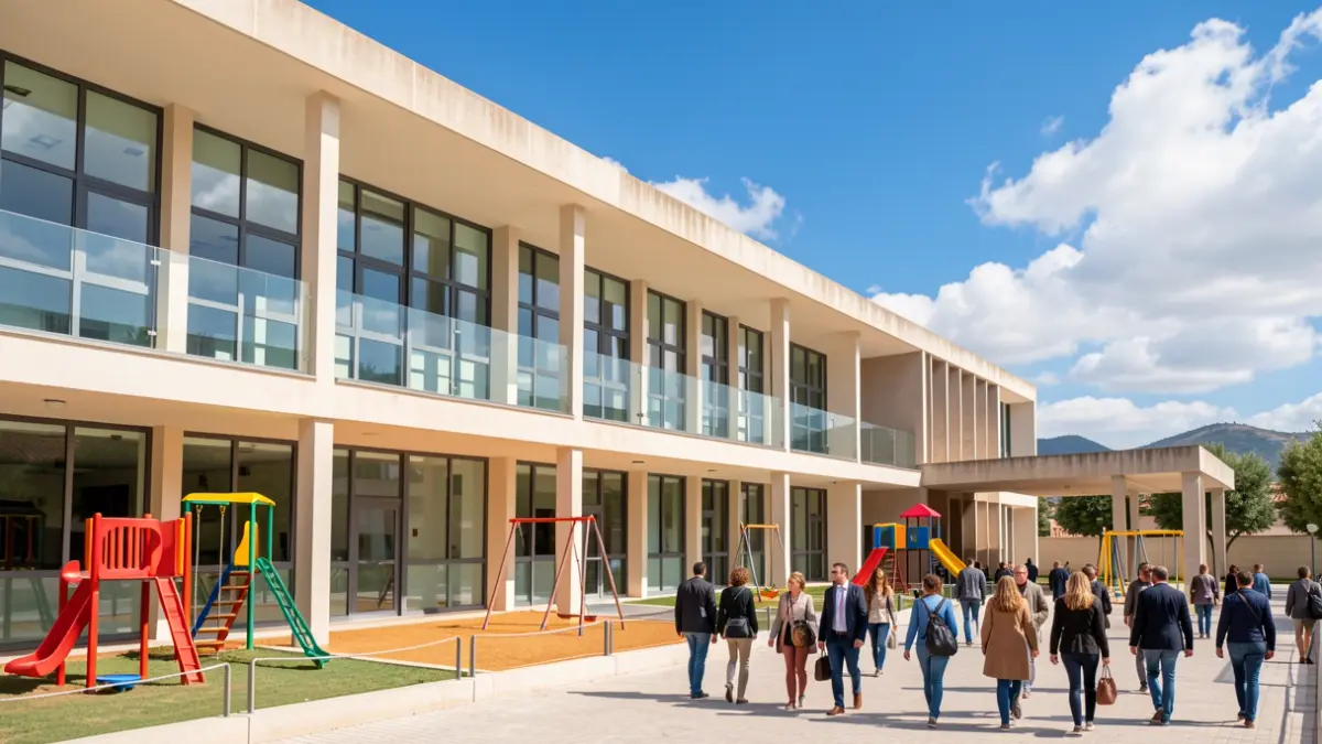 Generic image of an educational center in Catalonia.