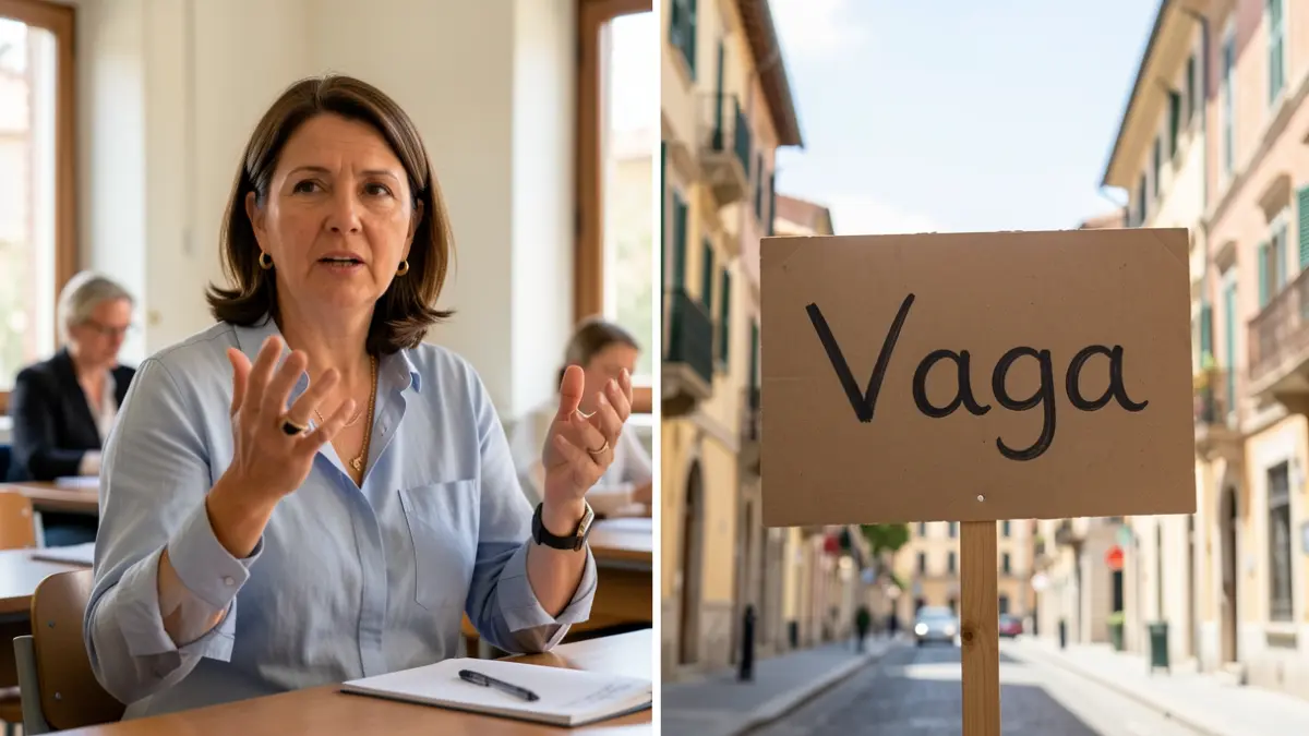 Imatge genèrica de la tornada a les aules amb vaga i protestes.