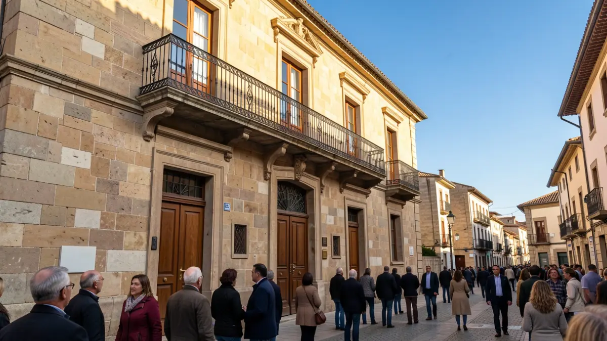 Fachada del Ayuntamiento de Vilafranca del Penedès.