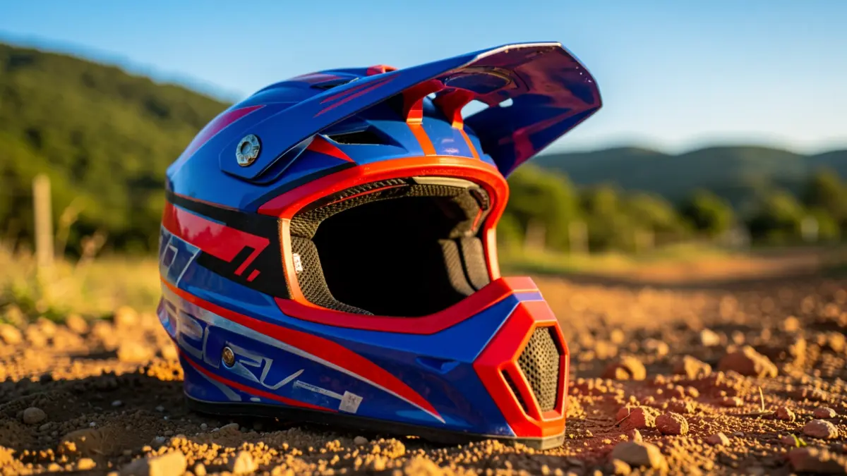 Cas d'un campió de Súper Enduro sobre un circuit de terra.
