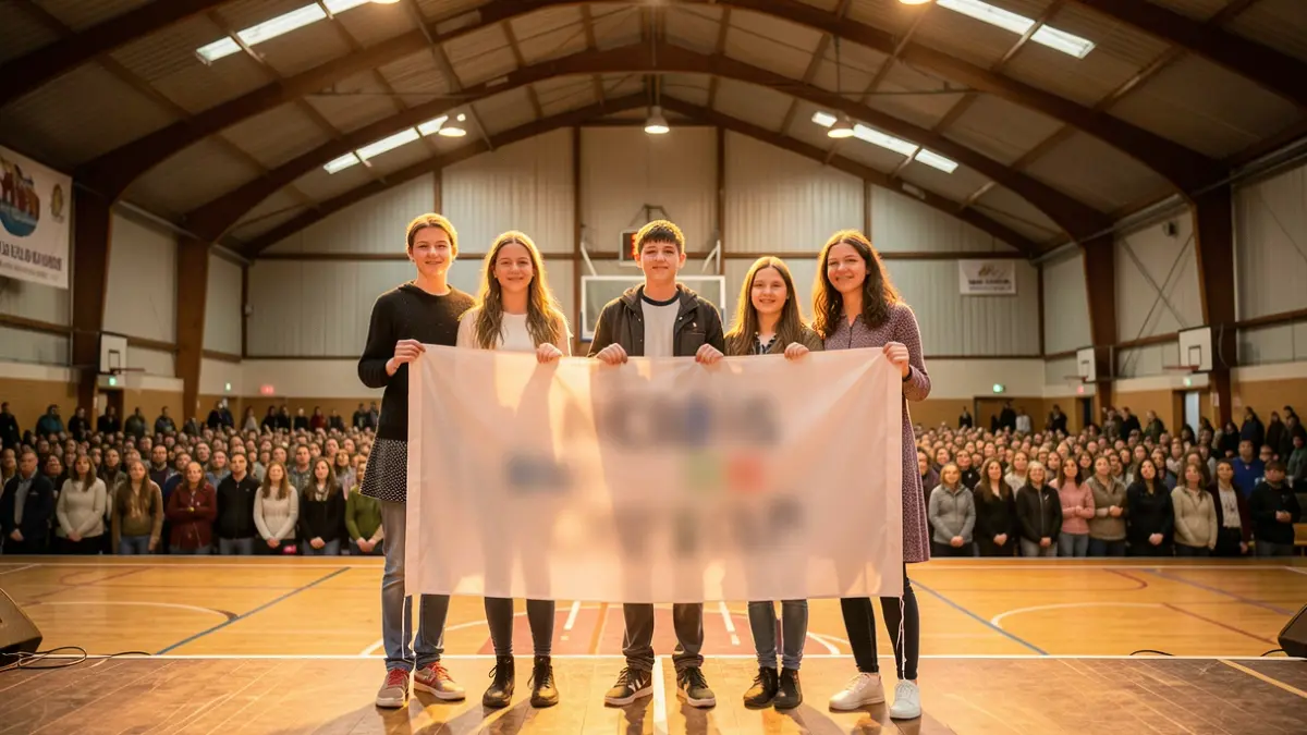 Imagen genérica de jóvenes en un escenario interior.