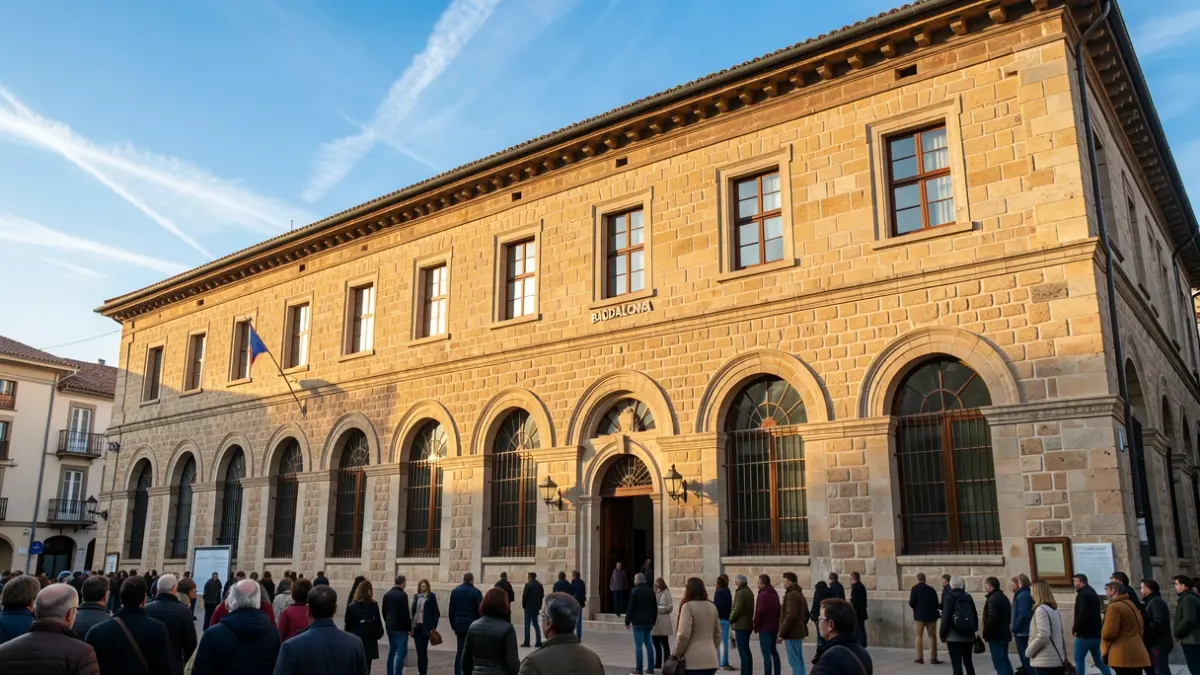 Museu de Badalona amb llum de tarda.