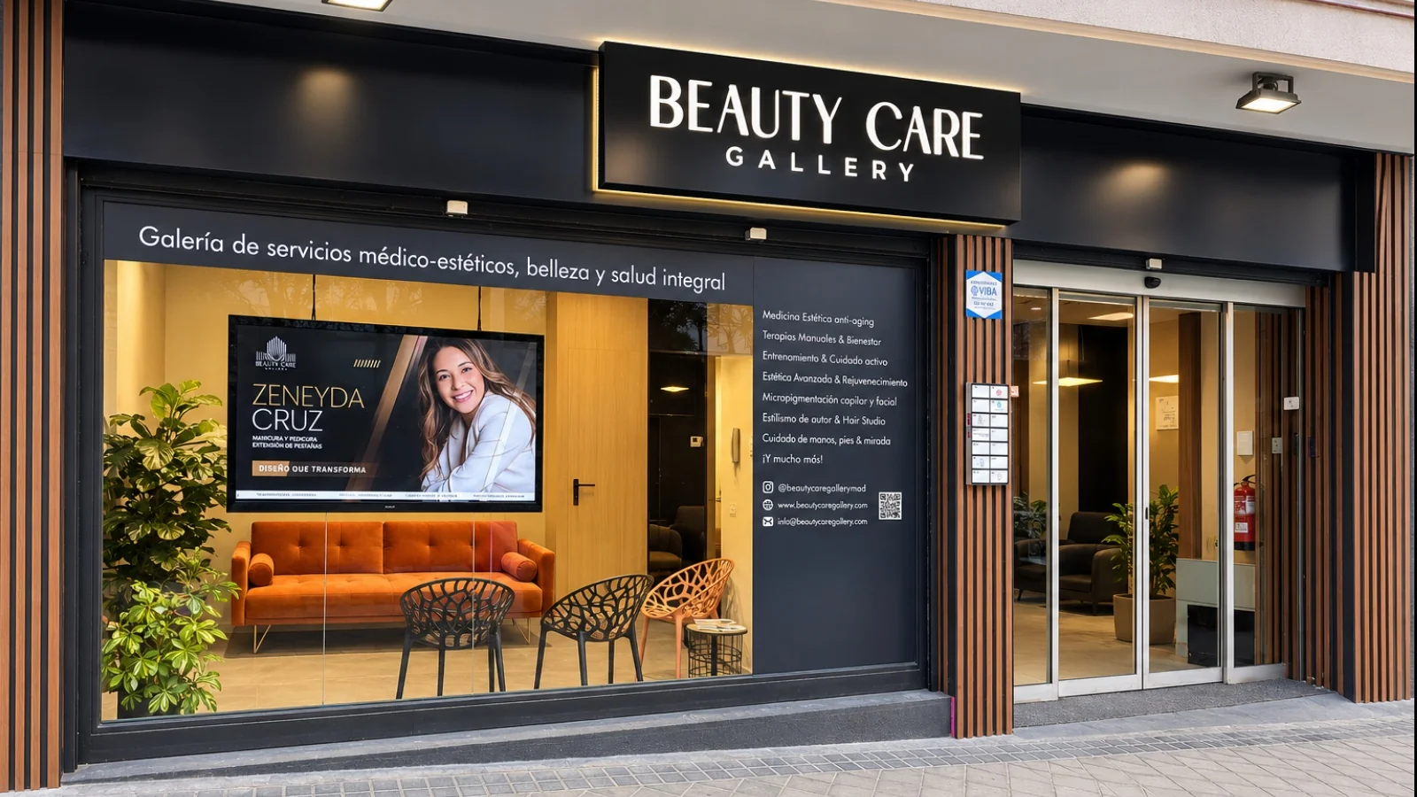 Beauty Care Gallery omple 12 dels seus 14 espais amb un model per exercir sense obrir una clínica pròpia