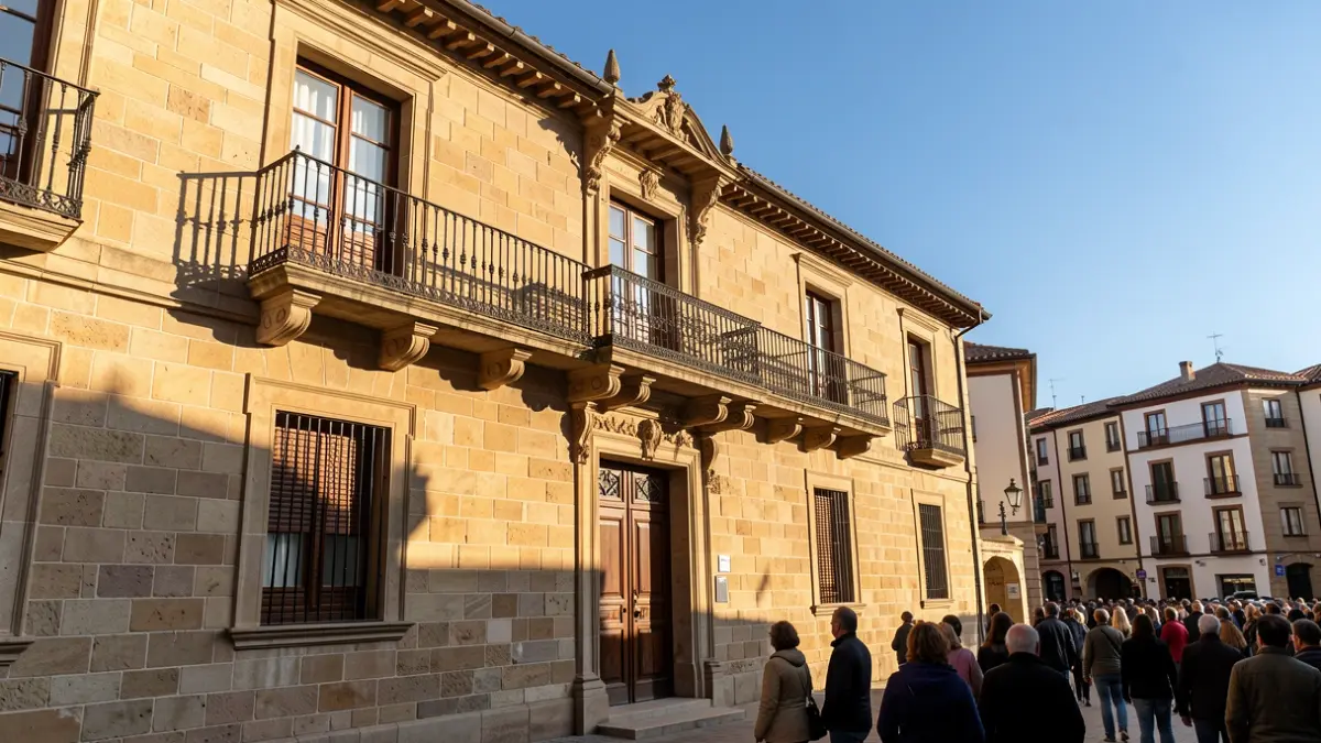 Façana de l'Ajuntament de Calaf.