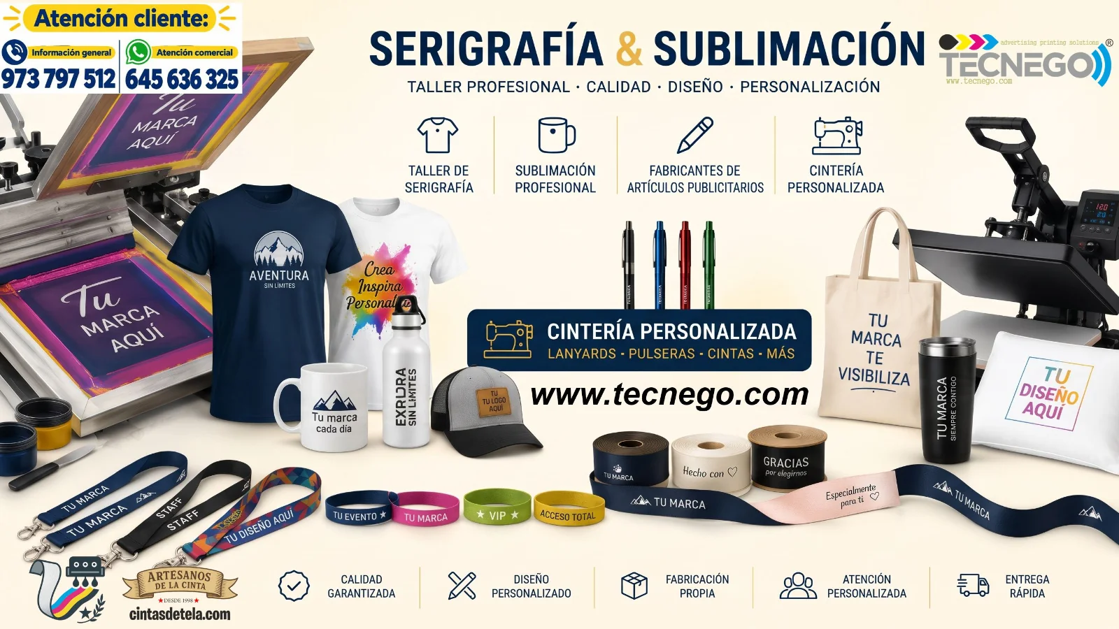 Cintes de roba personalitzades