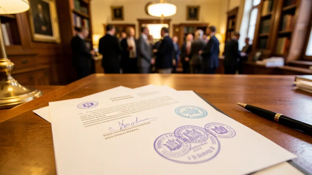 Generic image of official legal documents.