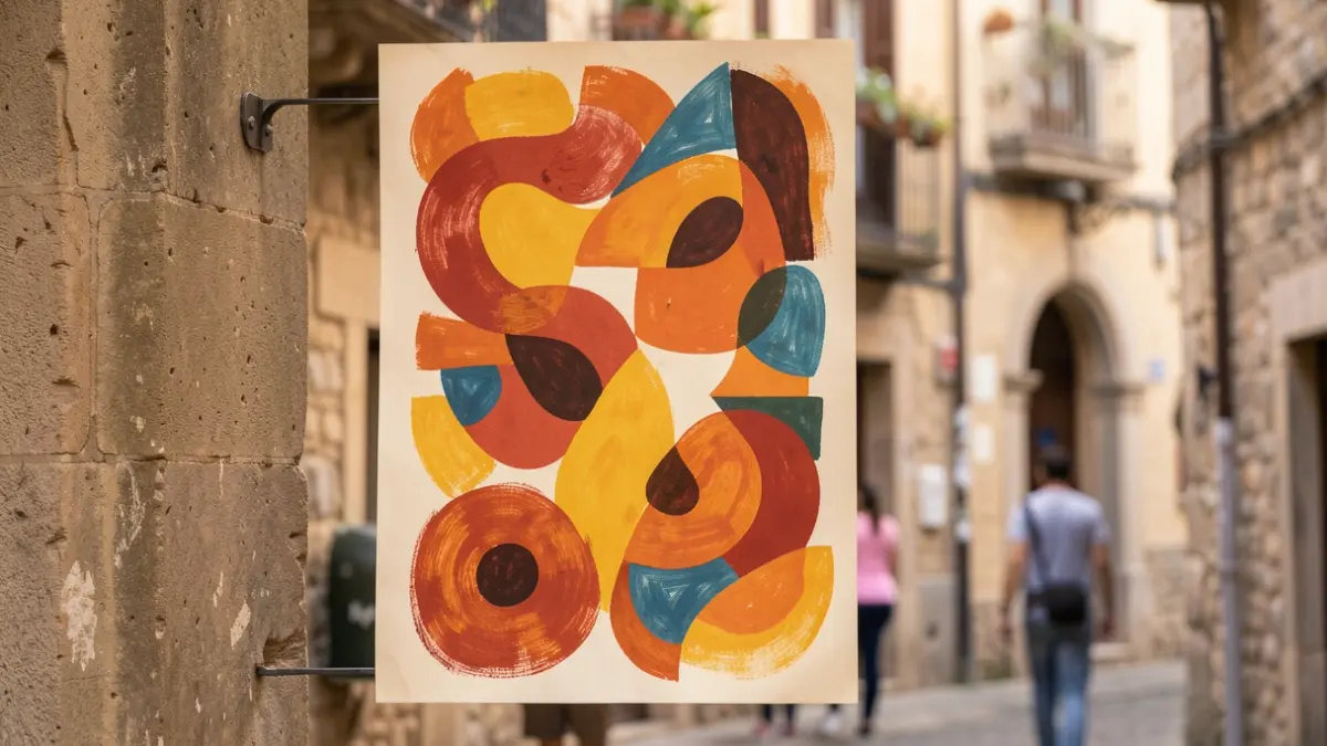 Cartell genèric d'un festival de cinema català.