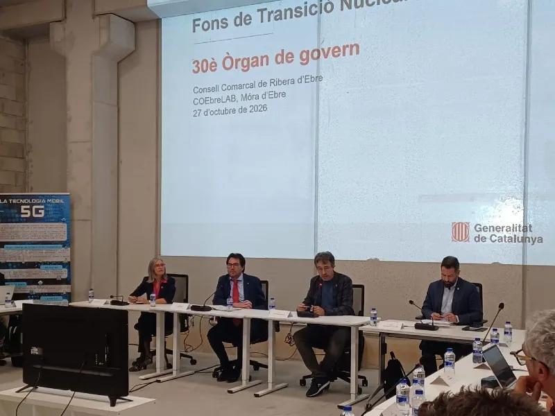 El Govern augmenta un 50% els ajuts empresarials del Fons de Transició Nuclear fins als 52,5 milions