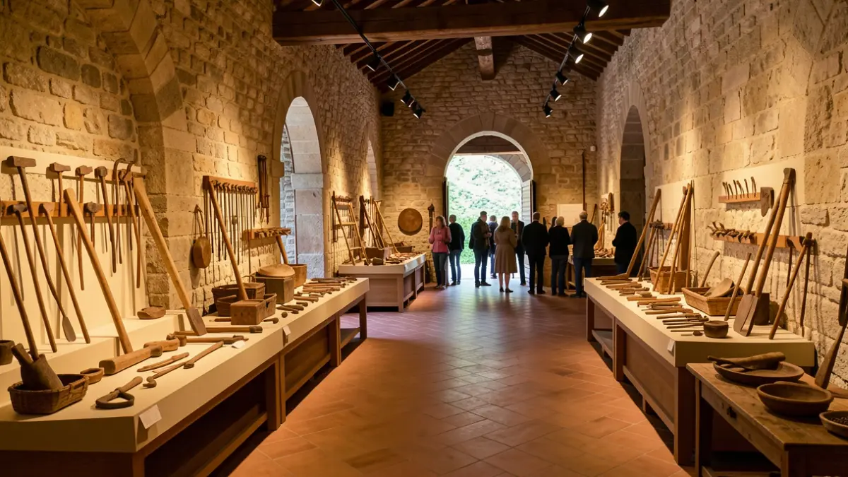 Sales renovades del Museu Etnològic del Montseny, La Gabella, a Arbúcies.