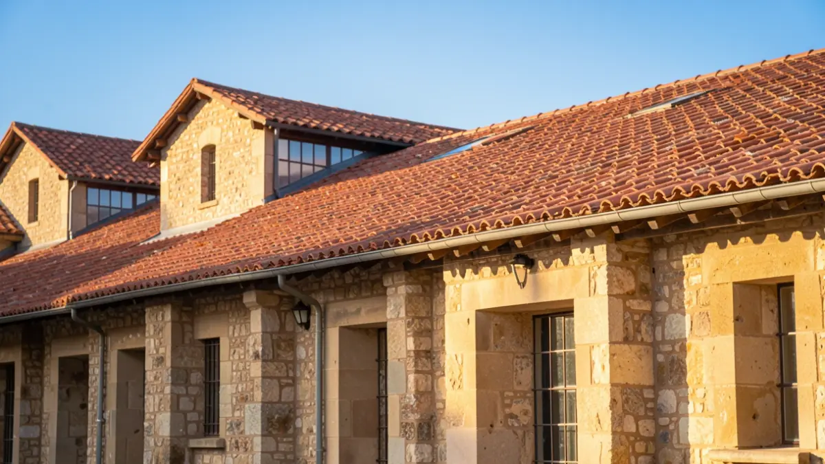 Museo Trepat de Tàrrega con las cubiertas restauradas.